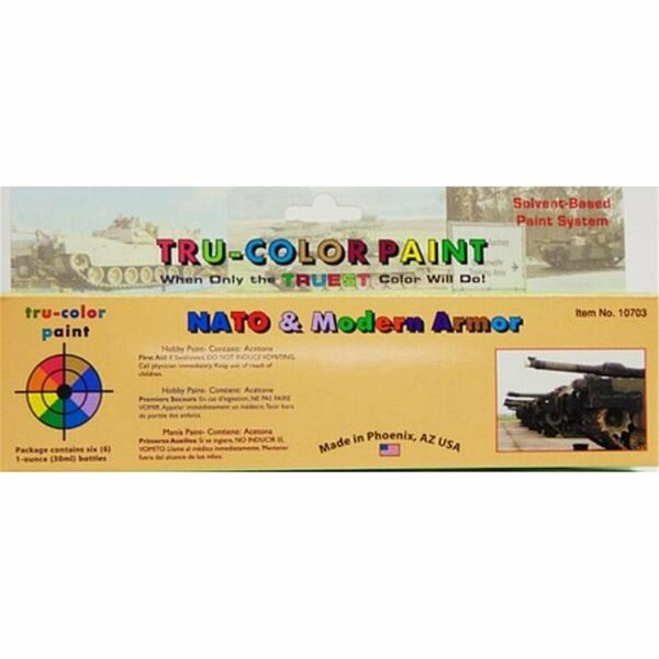 Tru-Color Paint Paint, Nato & Modern Colors Set TCP10703